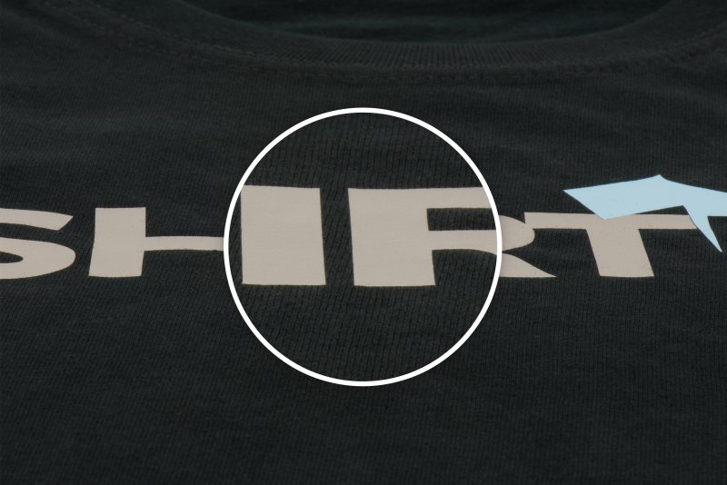 Logo auf T-Shirt mit Flexdruck