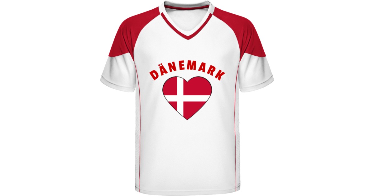 Ein Herz für Dänemark - T-Shirt Druck
