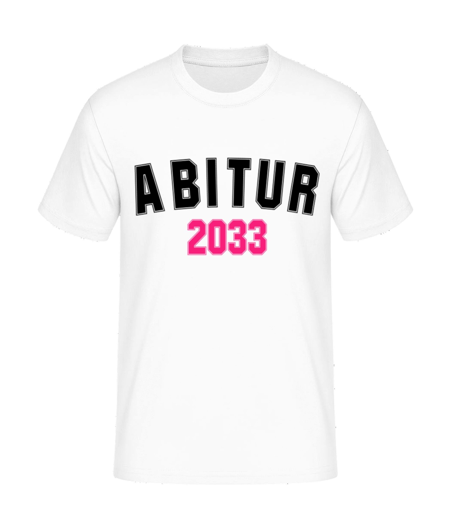 Abitur mit Jahreszahl T-Shirt bedrucken