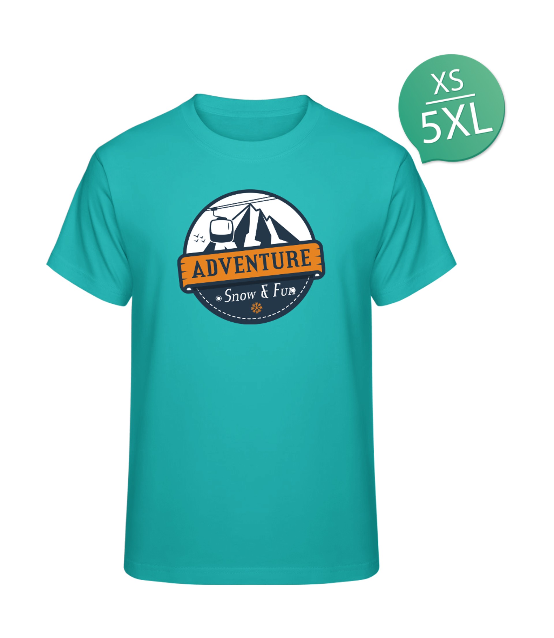 Adventure Snow & Fun T-Shirt bedrucken
