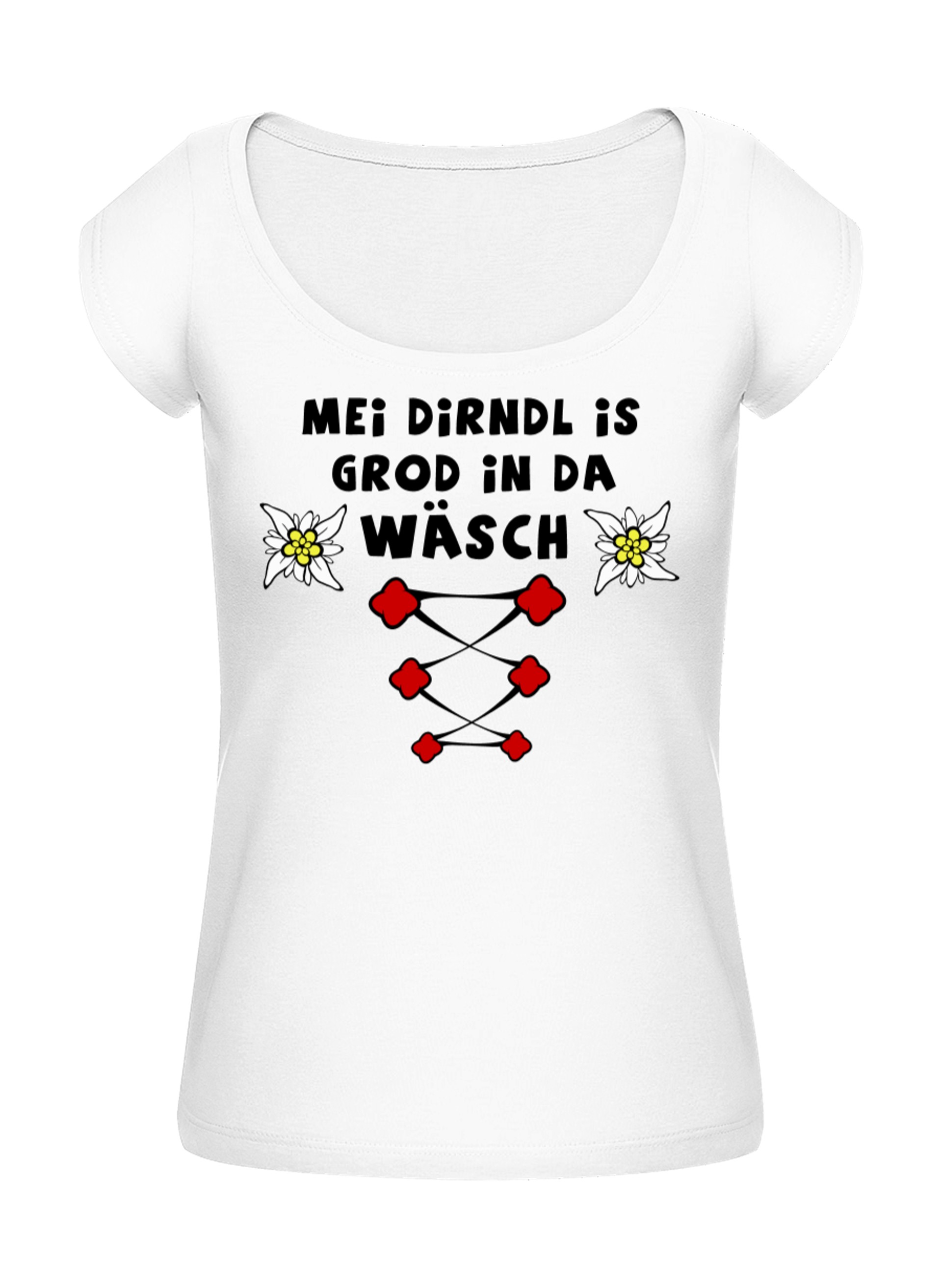 Damen Trachten-Tanktop 'Mei Dirndl Is Da Wäsch' – Witzig Für Oktoberfest & Trachtenparty!