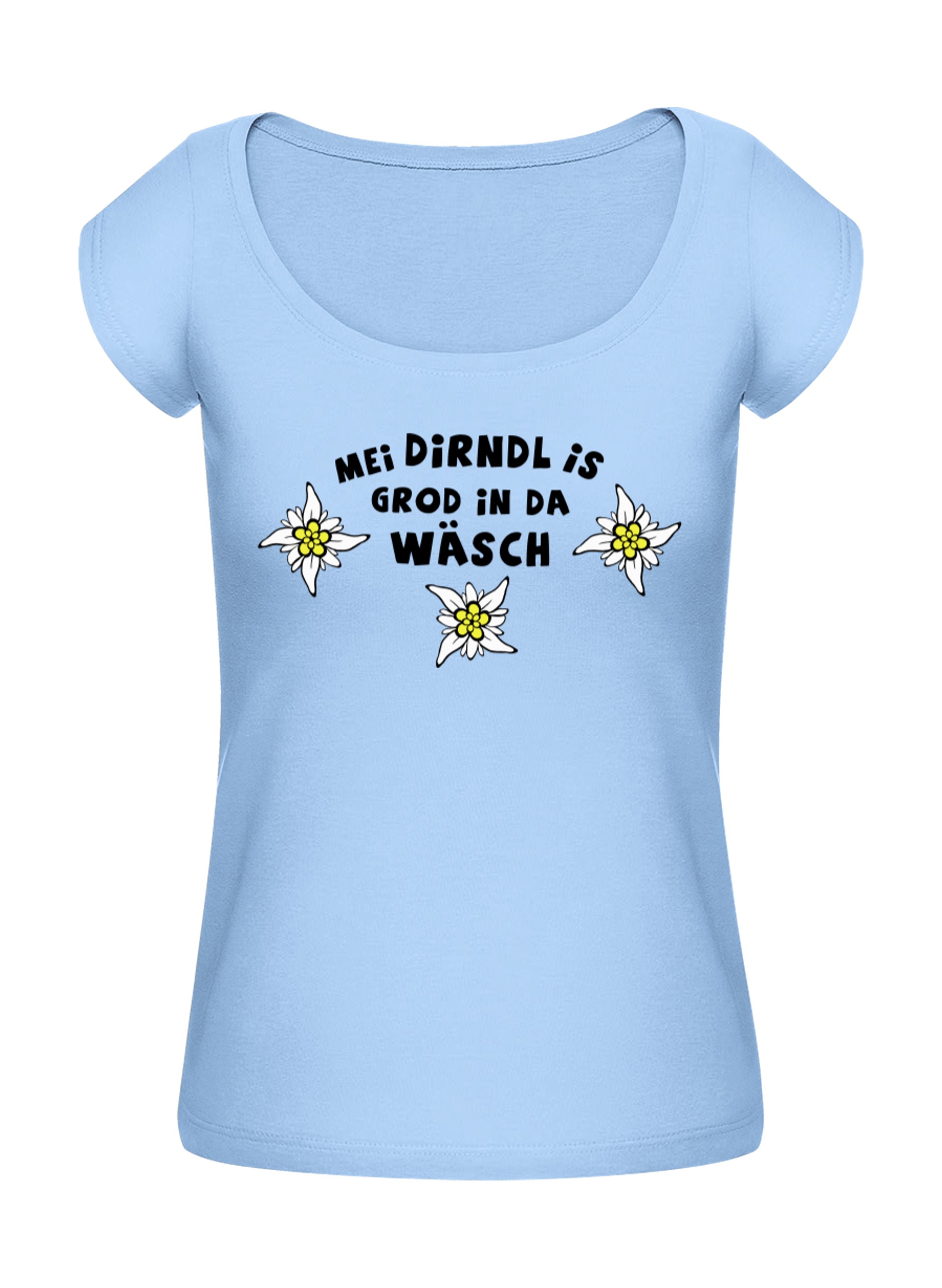 Dirndl in da Wäsch T-Shirt bedrucken