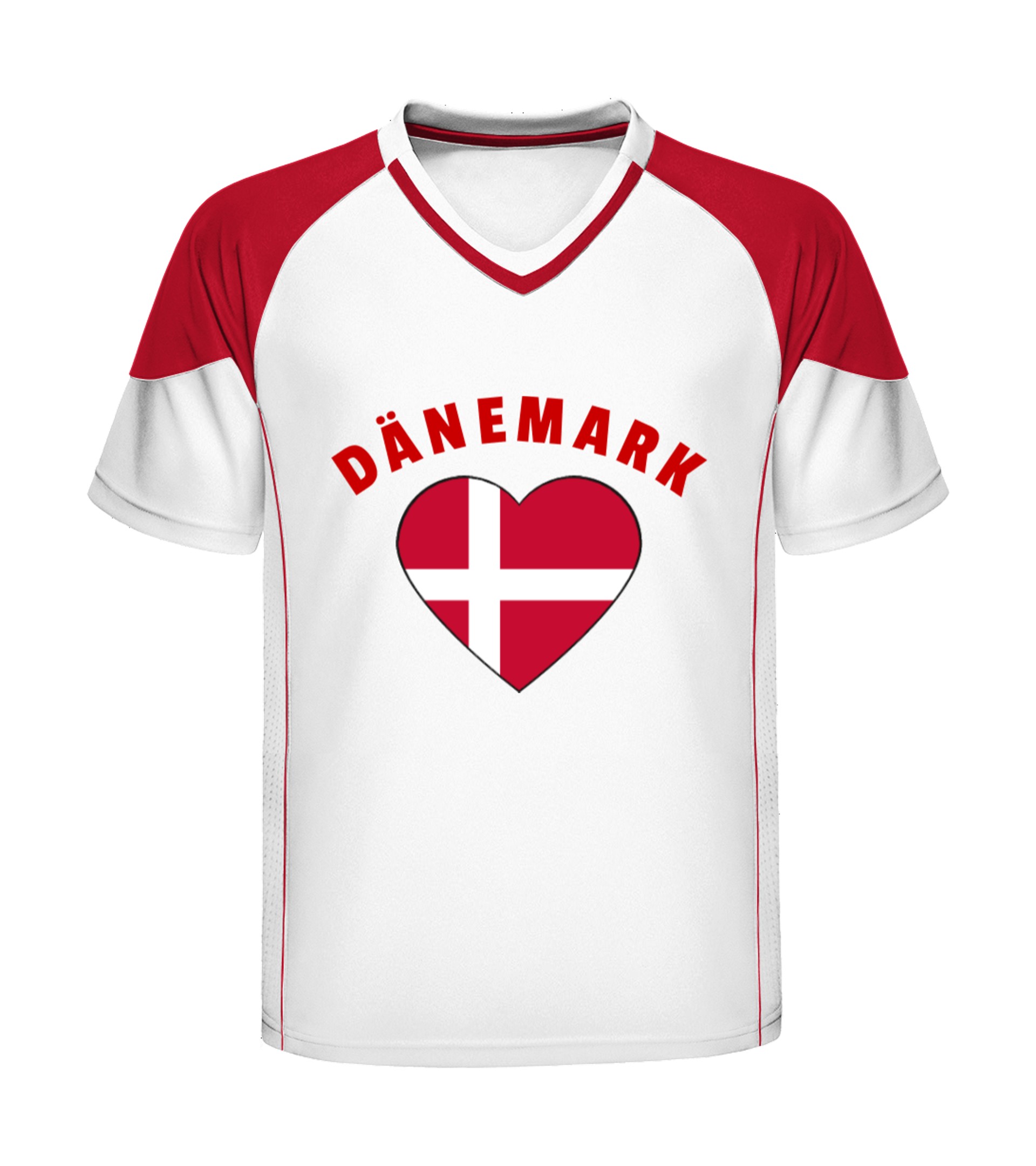 Ein Herz für Dänemark T-Shirt bedrucken