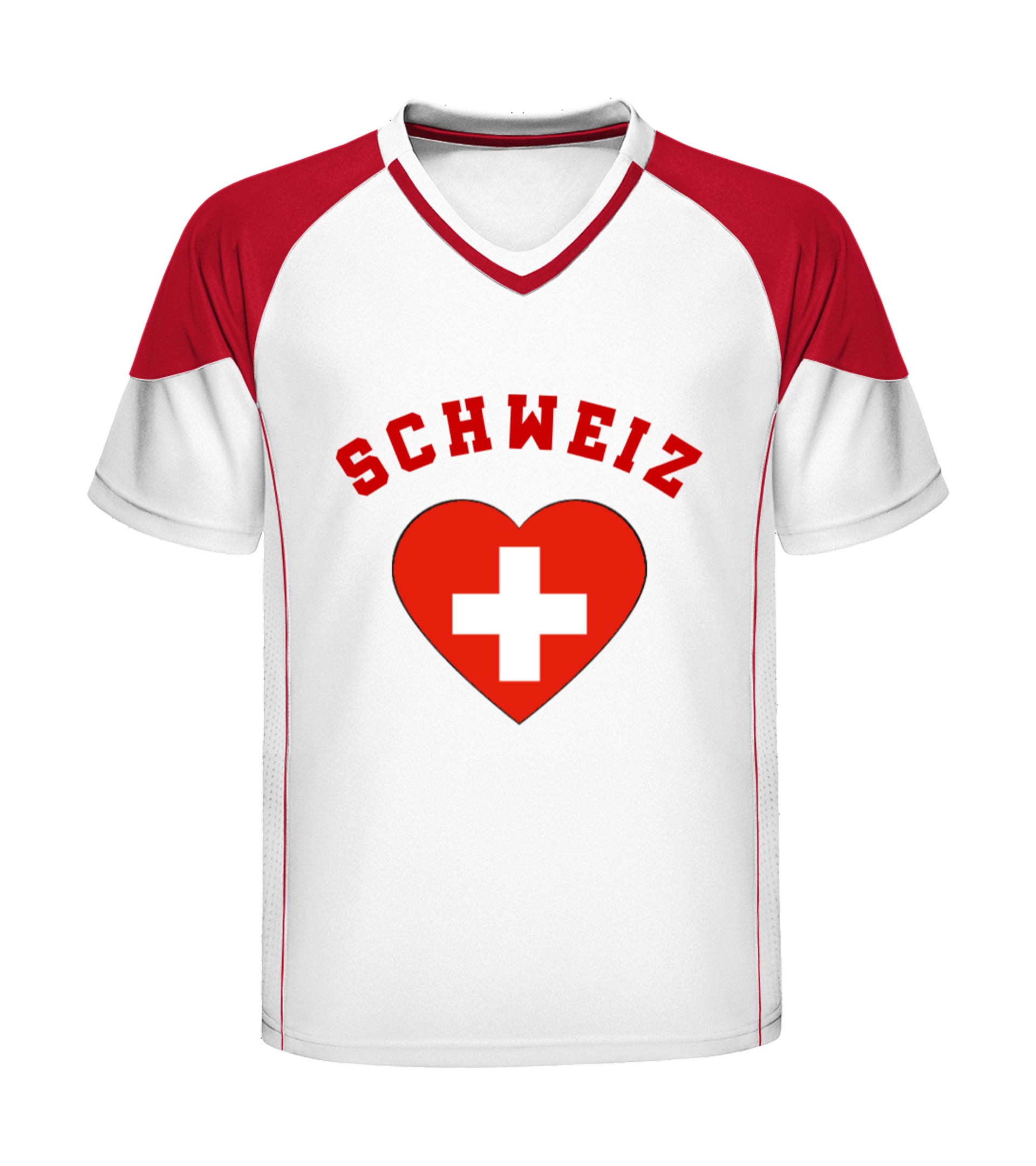Damen Kurzarm Girlie T Shirt Schweizer Kreuz Wappen Schweiz Fahne