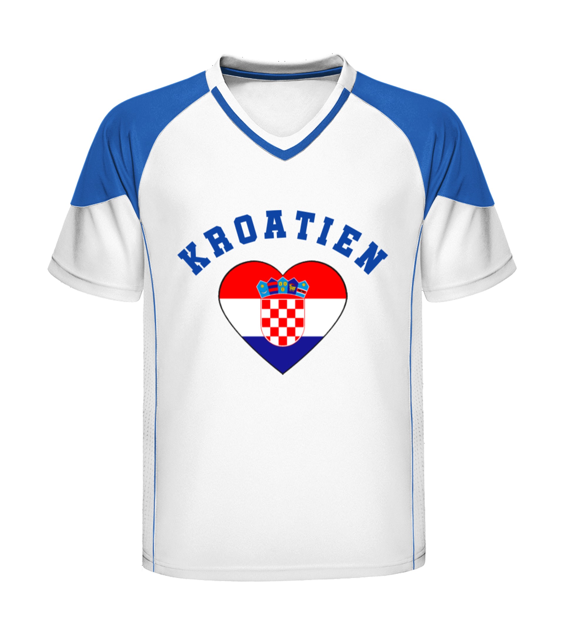 ingenieur Plenaire sessie iets Ein Herz für Kroatien - T-Shirt Druck