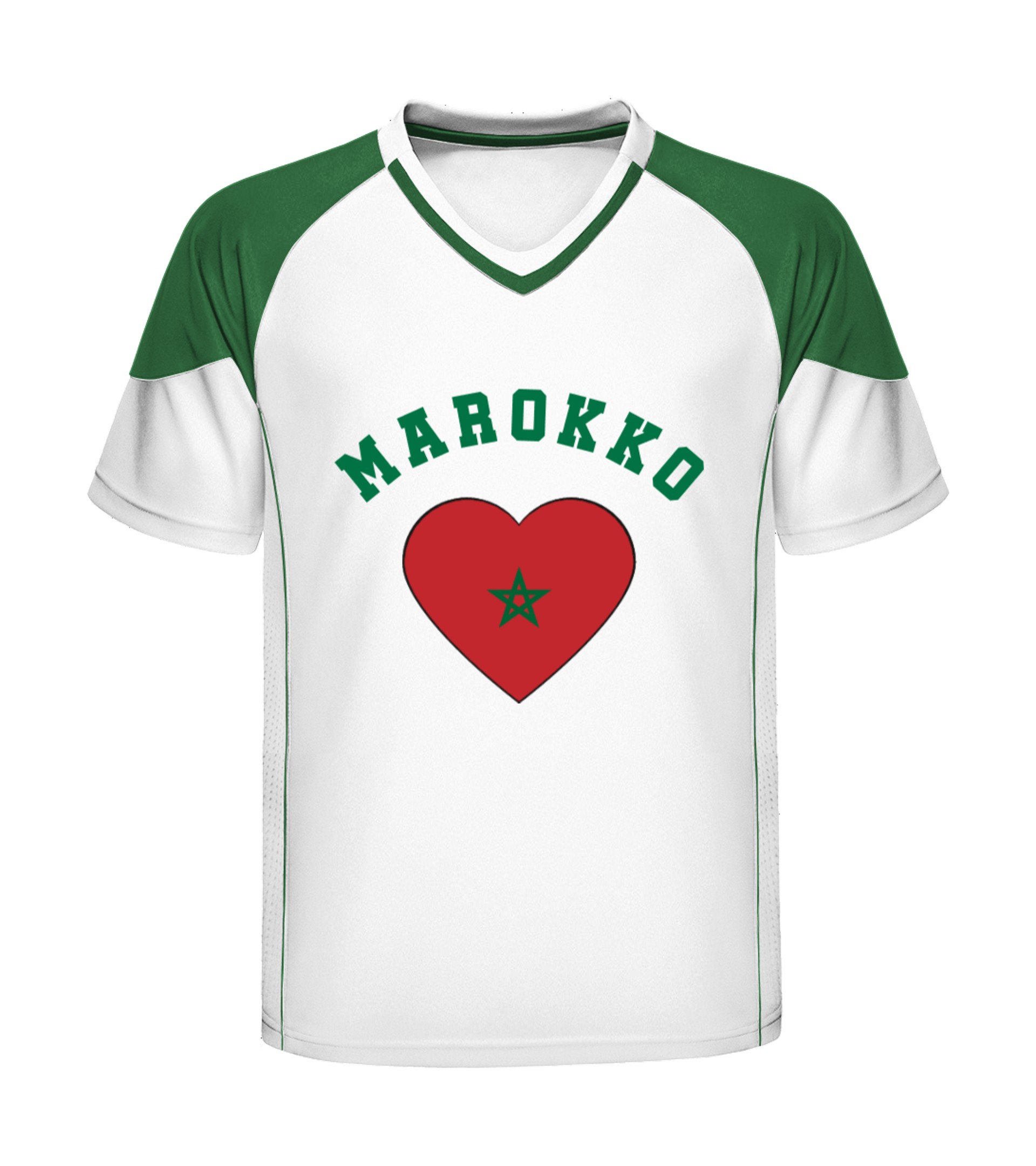Ein Herz für Marokko T-Shirt bedrucken