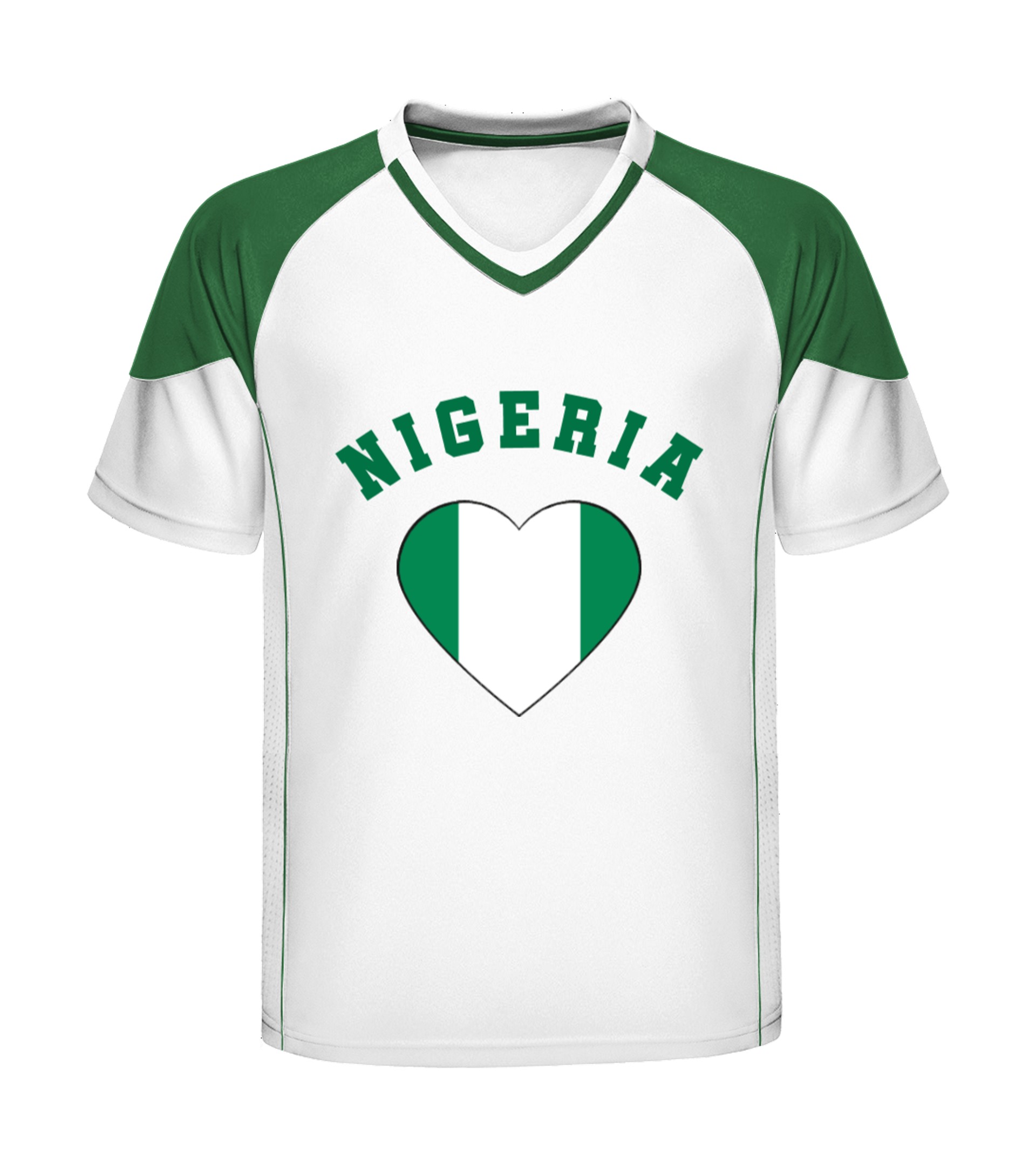 Ein Herz für Nigeria T-Shirt bedrucken
