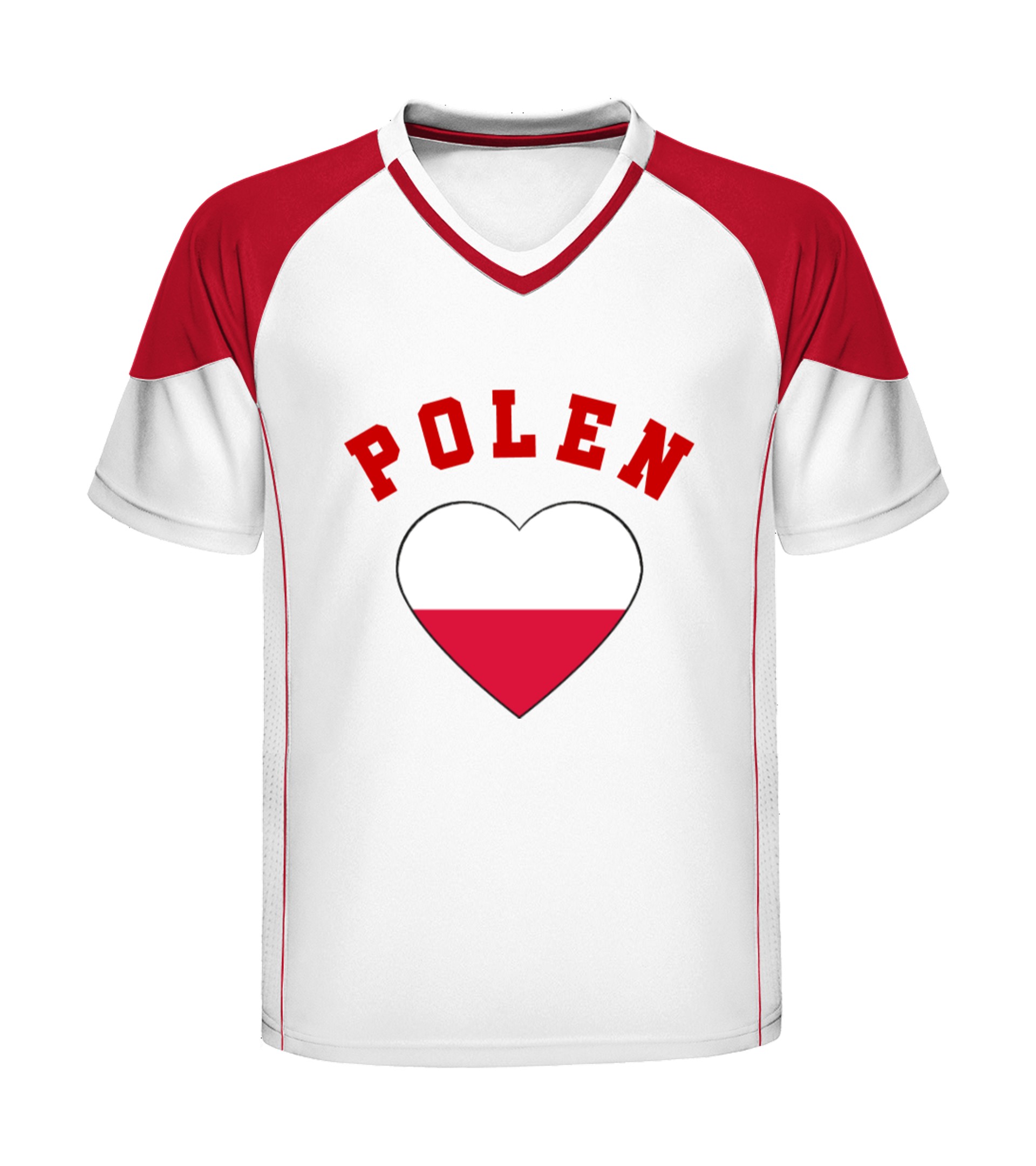 Ein Herz für Polen T-Shirt bedrucken