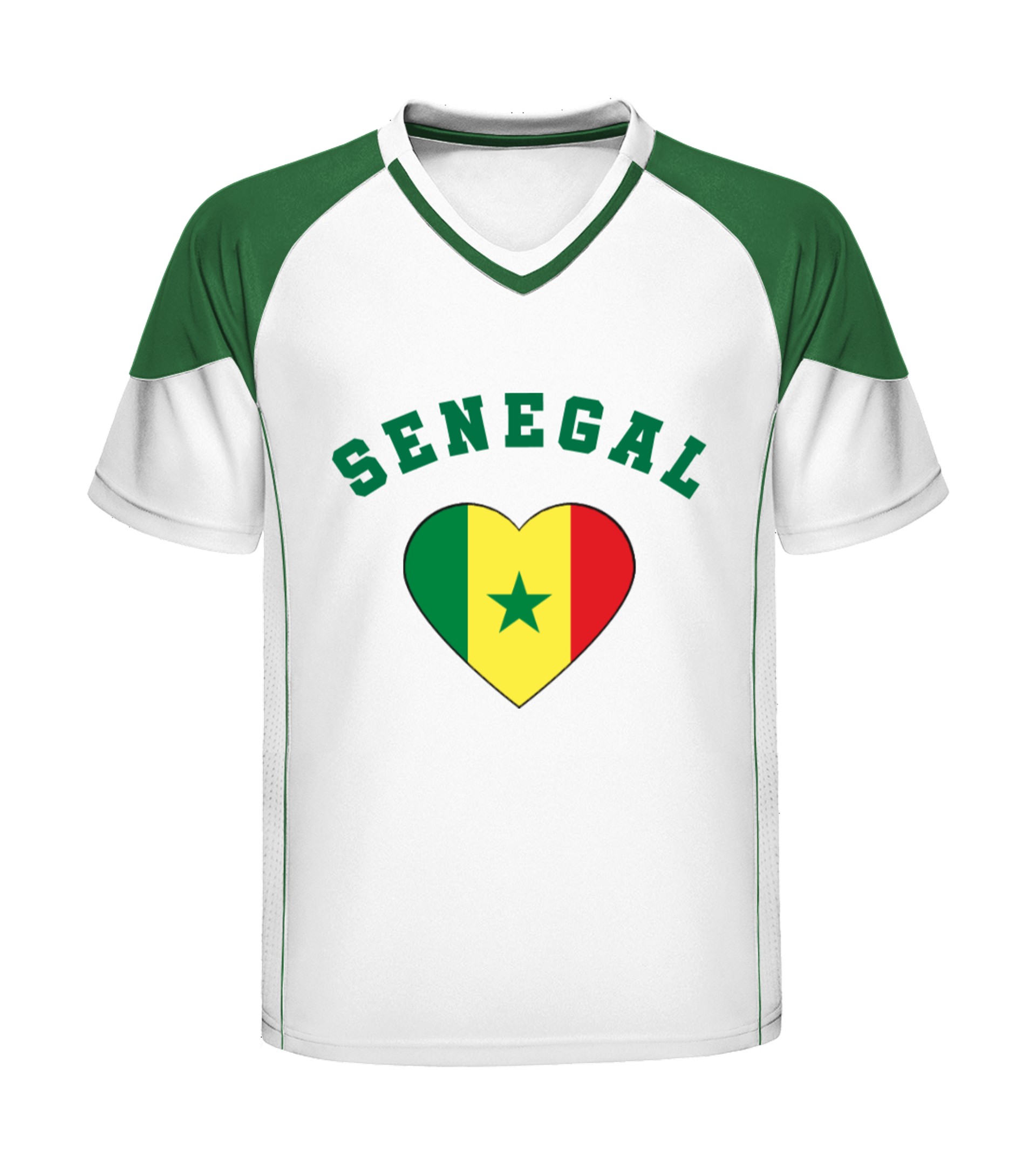 Ein Herz für Senegal T-Shirt bedrucken