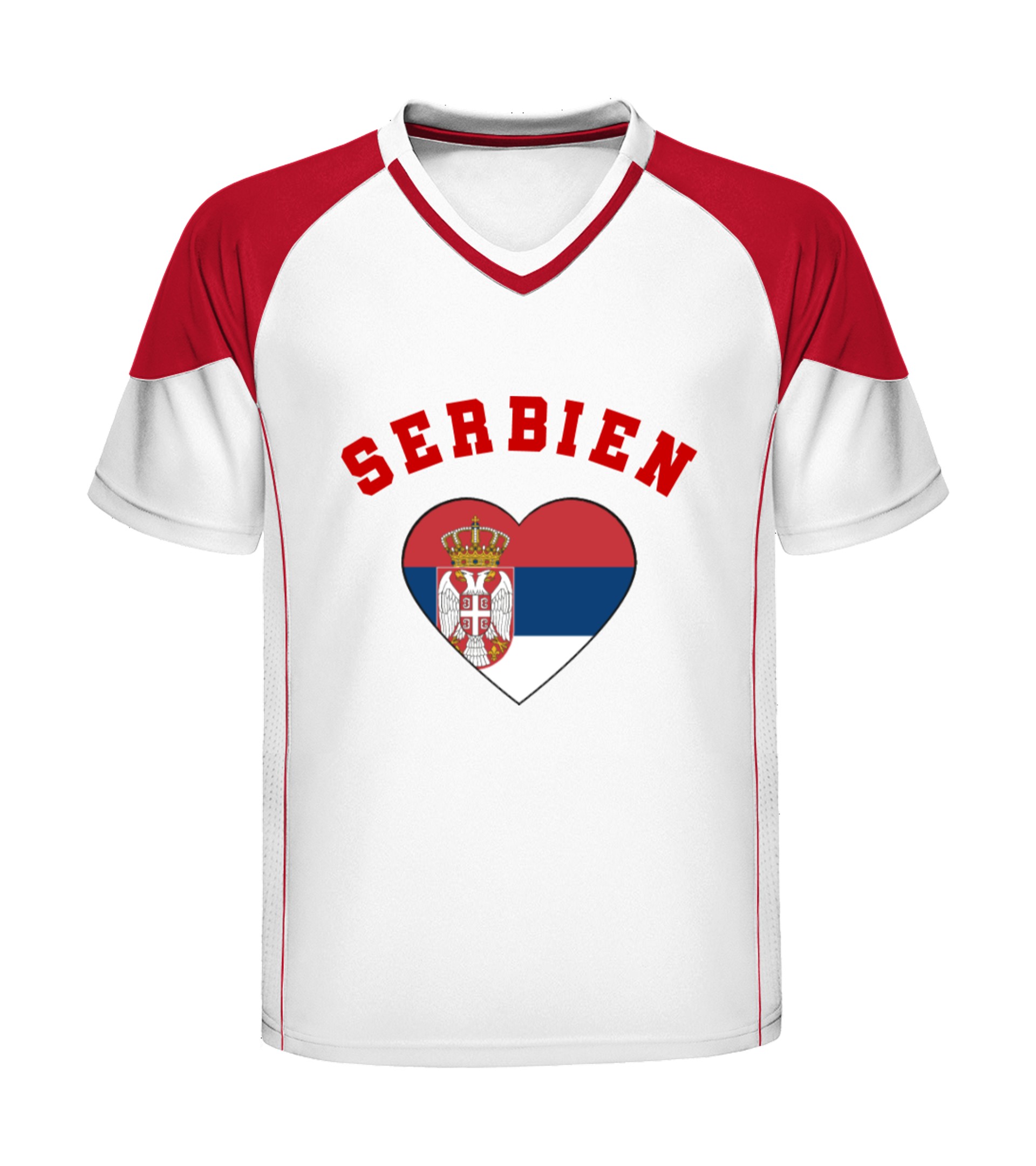 Ein Herz für Serbien T-Shirt bedrucken