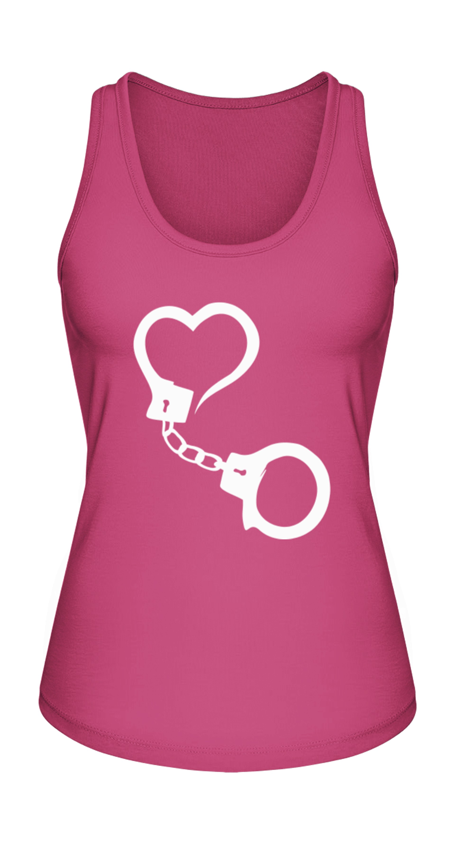 Handschelle mit Herz T-Shirt bedrucken