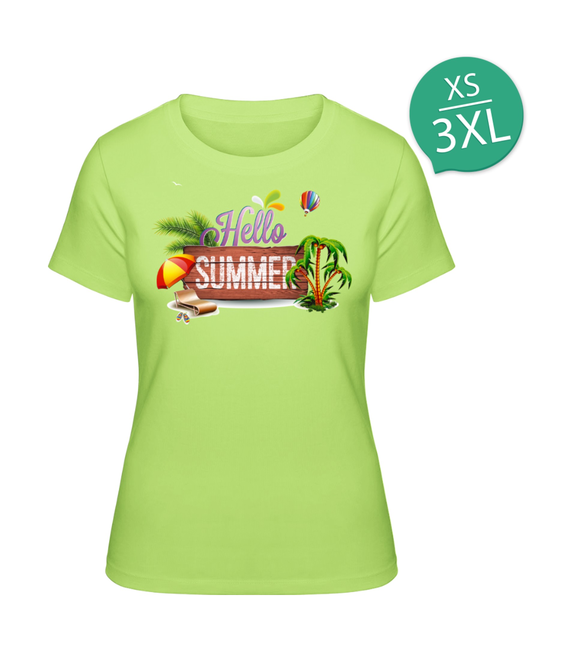 Hello Summer T-Shirt bedrucken