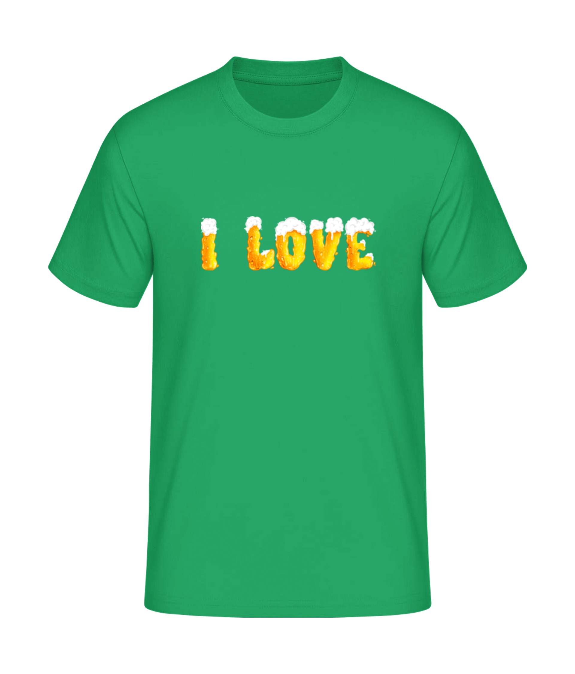 I Love Beer T-Shirt bedrucken