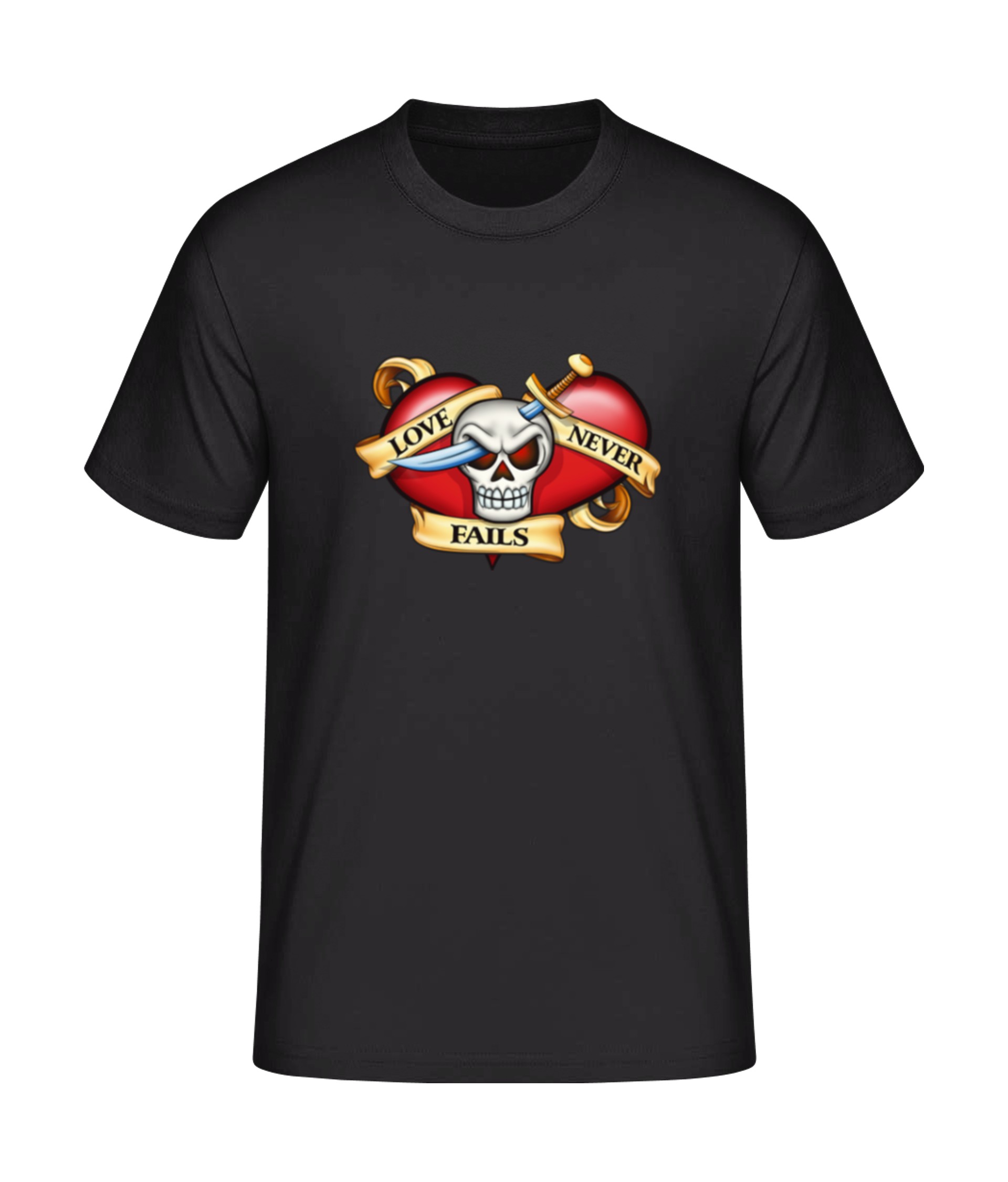 Love never fails T-Shirt bedrucken