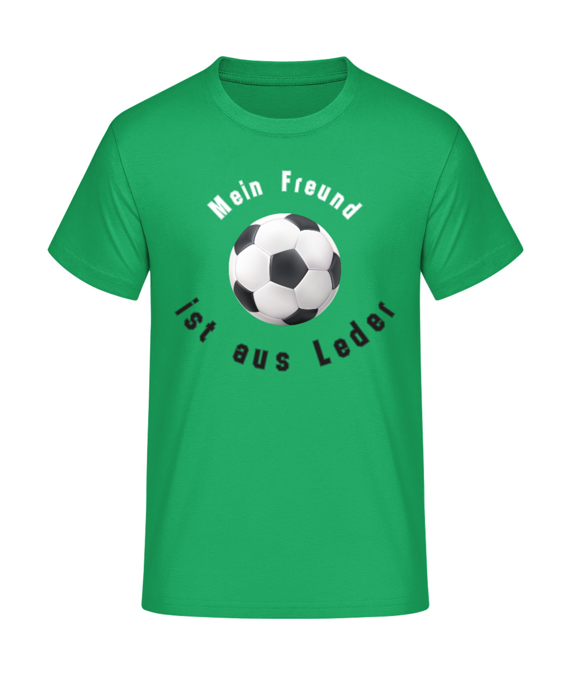 Mein Freund ist aus Leder T-Shirt bedrucken