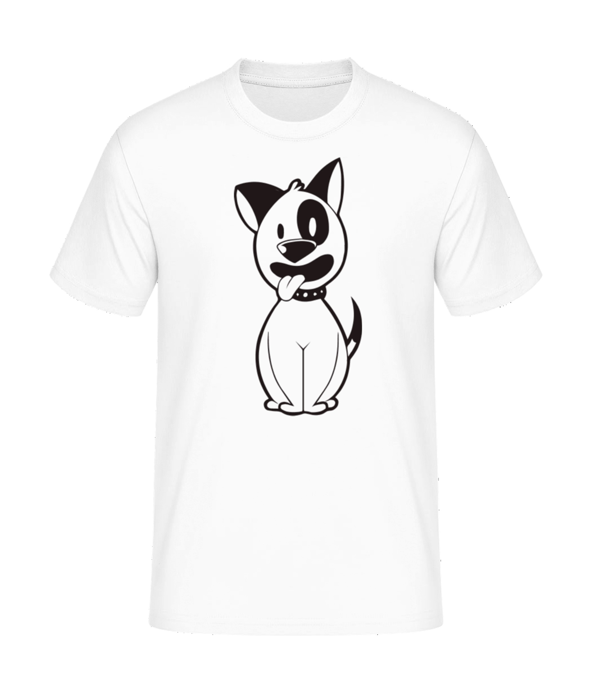 SITZENDER CARTOON DALMATINER T-Shirt bedrucken