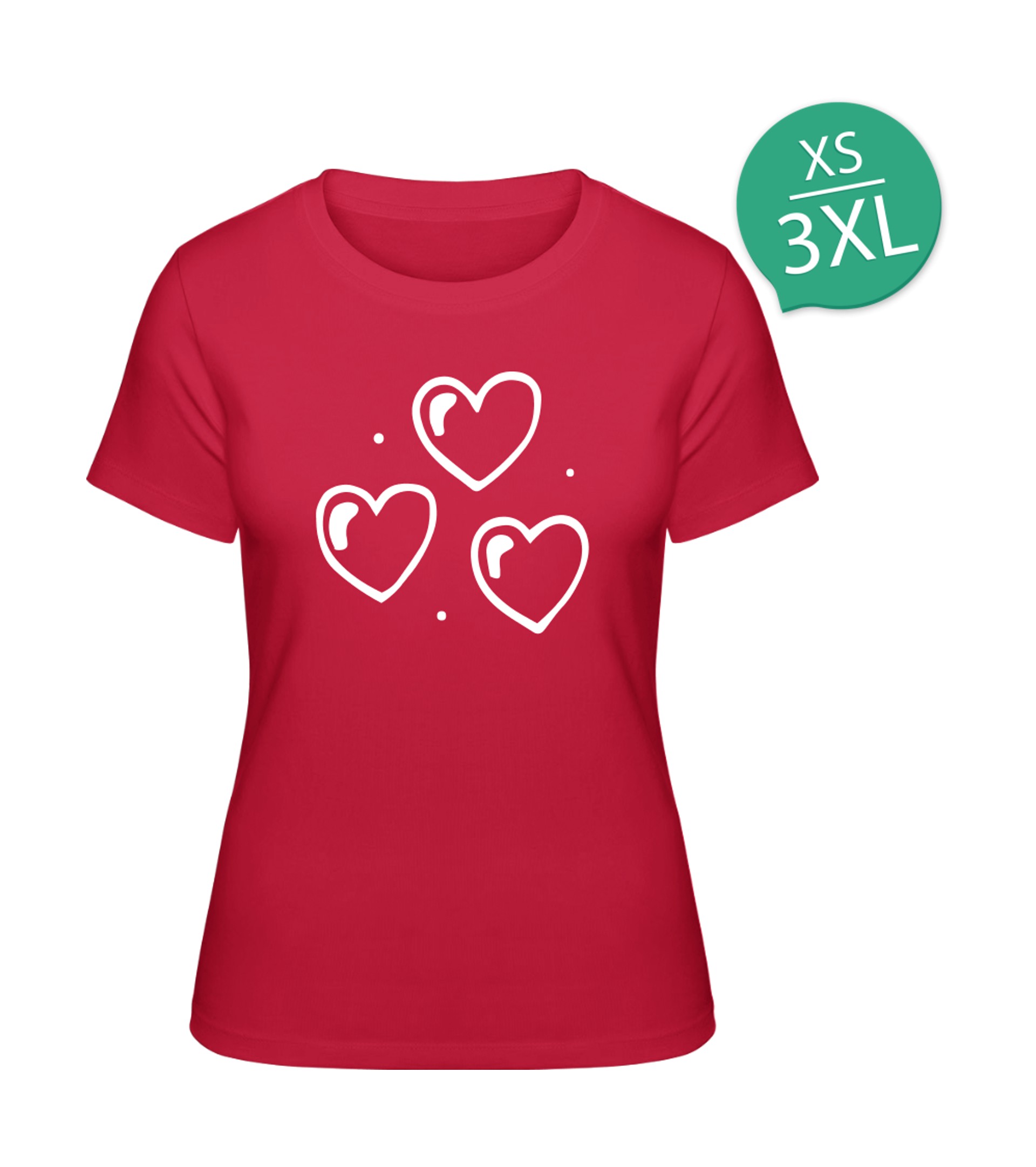 Adventsherzen T-Shirt bedrucken