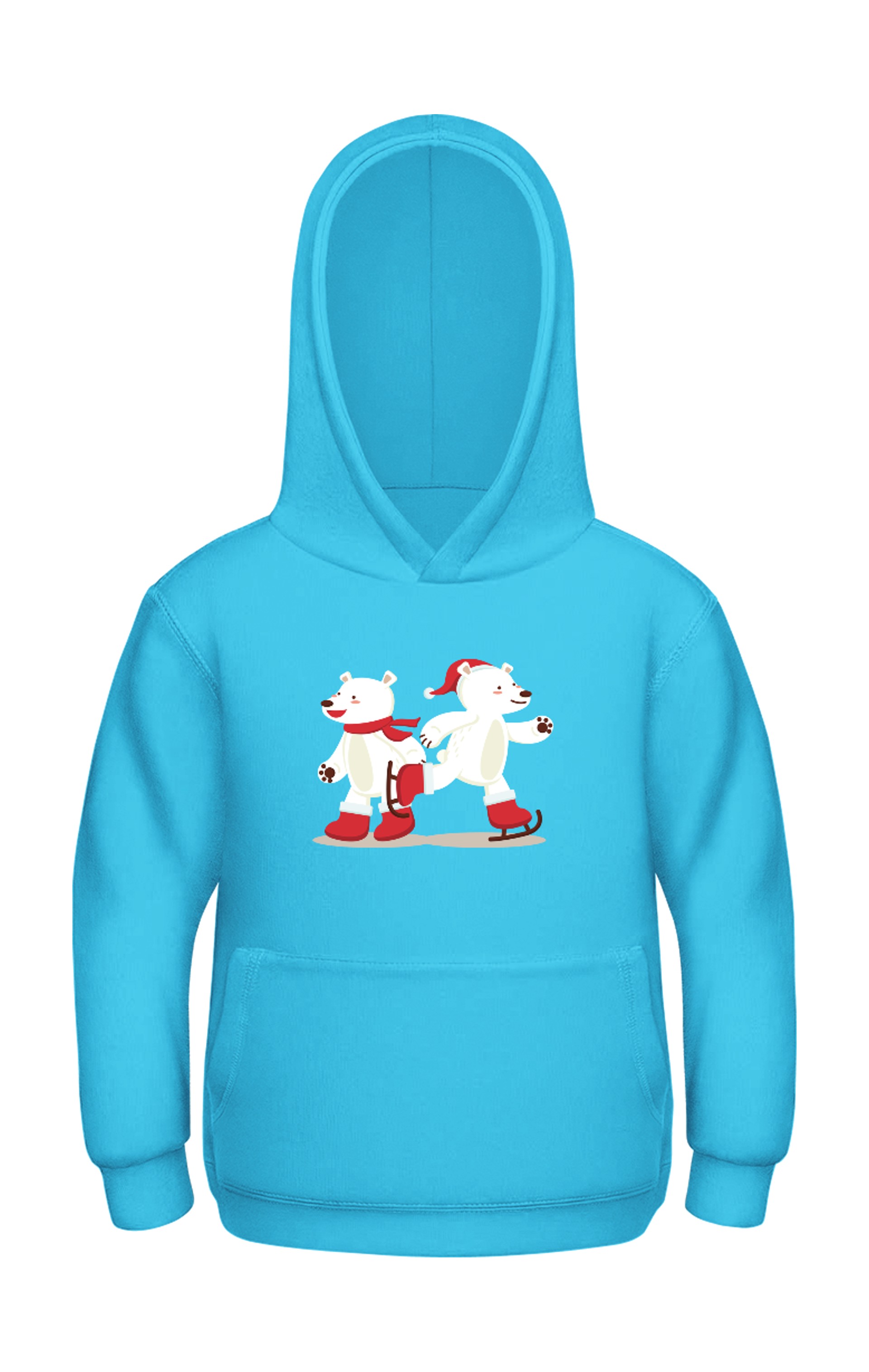 Eisbären Eisläufer T-Shirt bedrucken