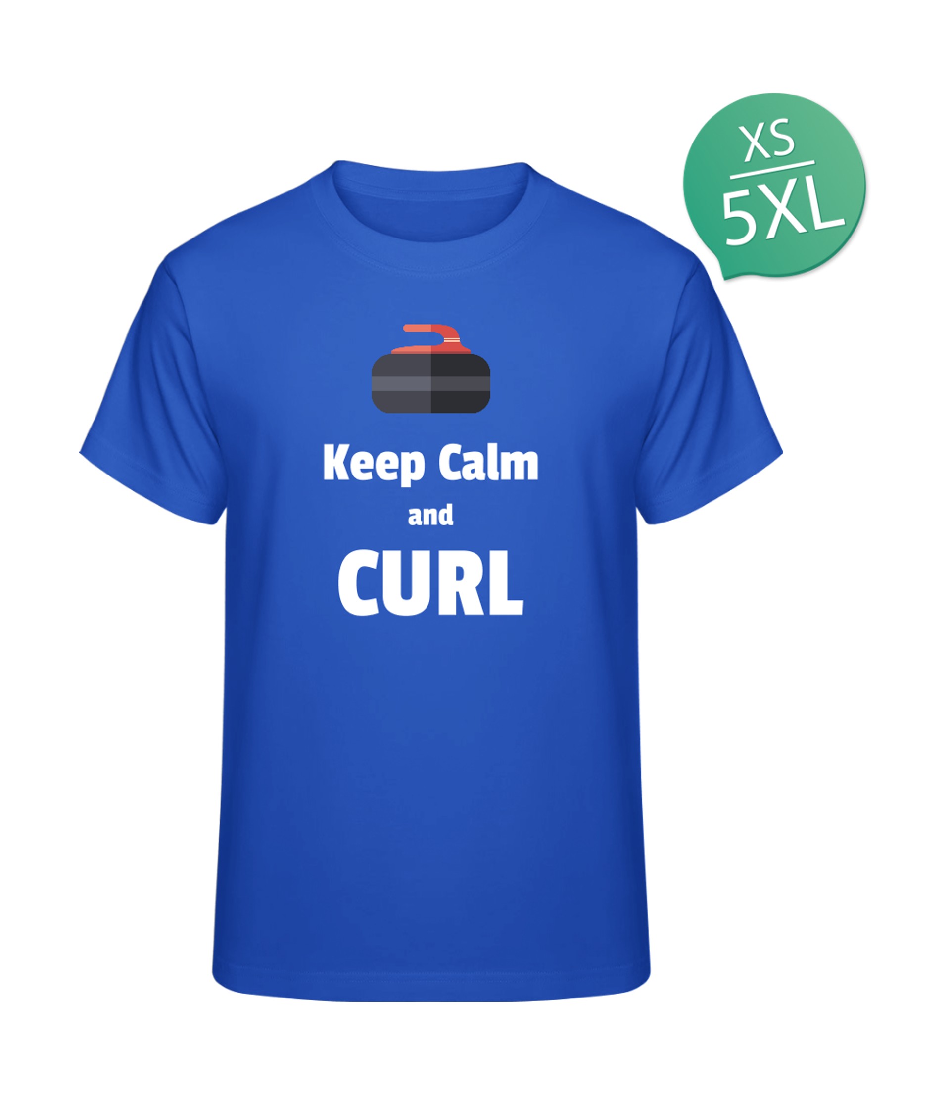 Keep Calm and Curl T-Shirt bedrucken