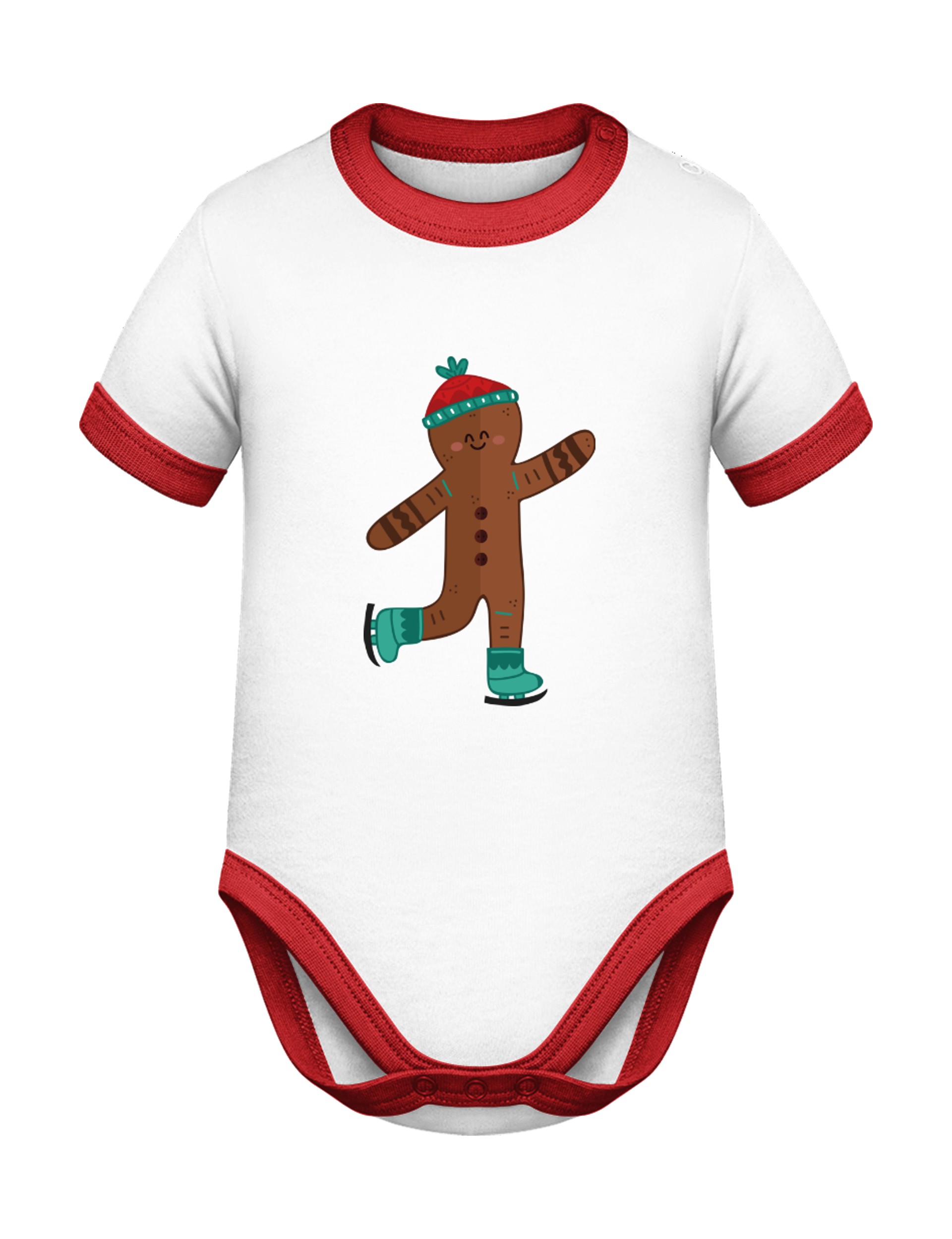 Lebkuchen Eisläufer T-Shirt bedrucken