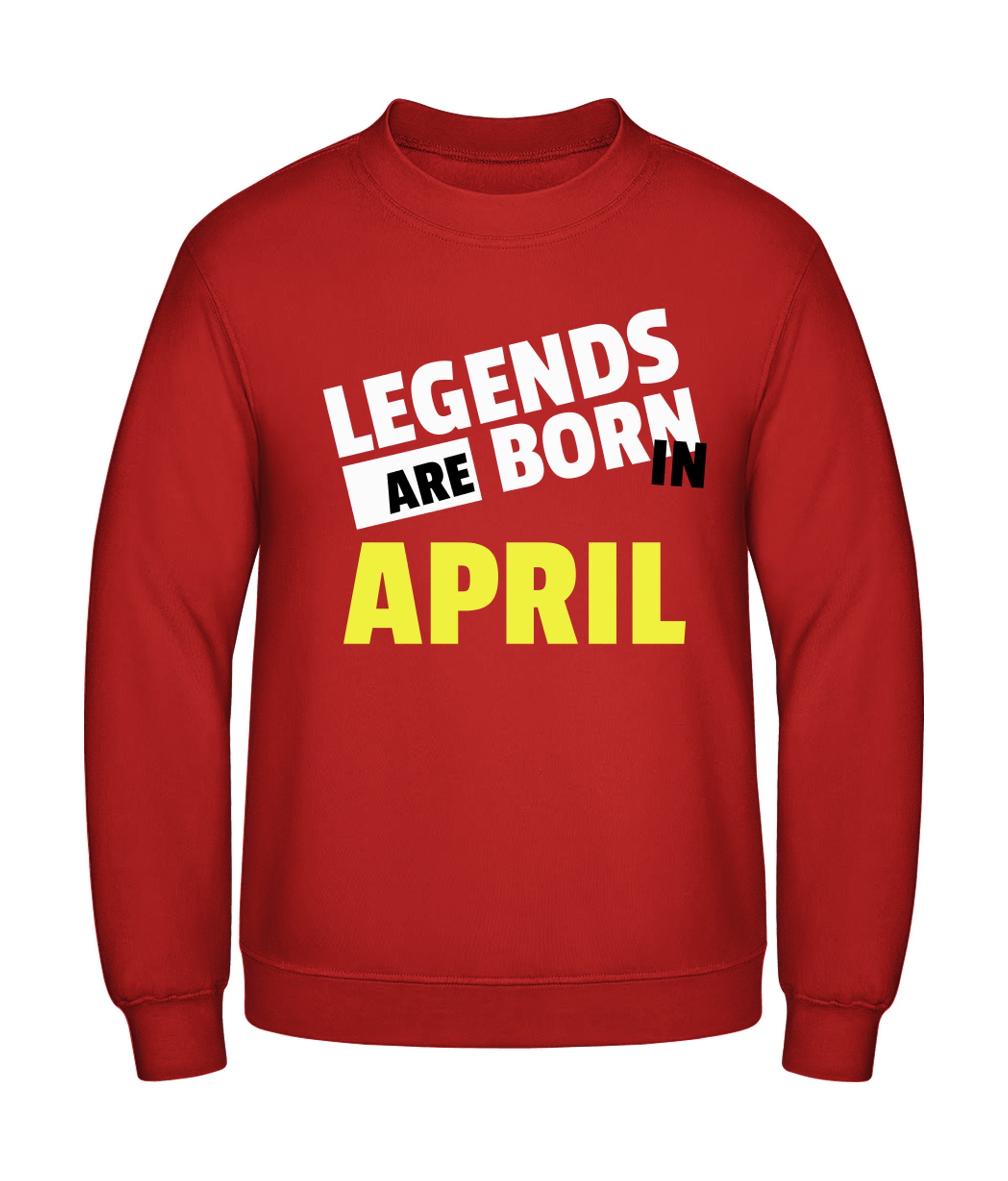 Legends are born in April T-Shirt bedrucken