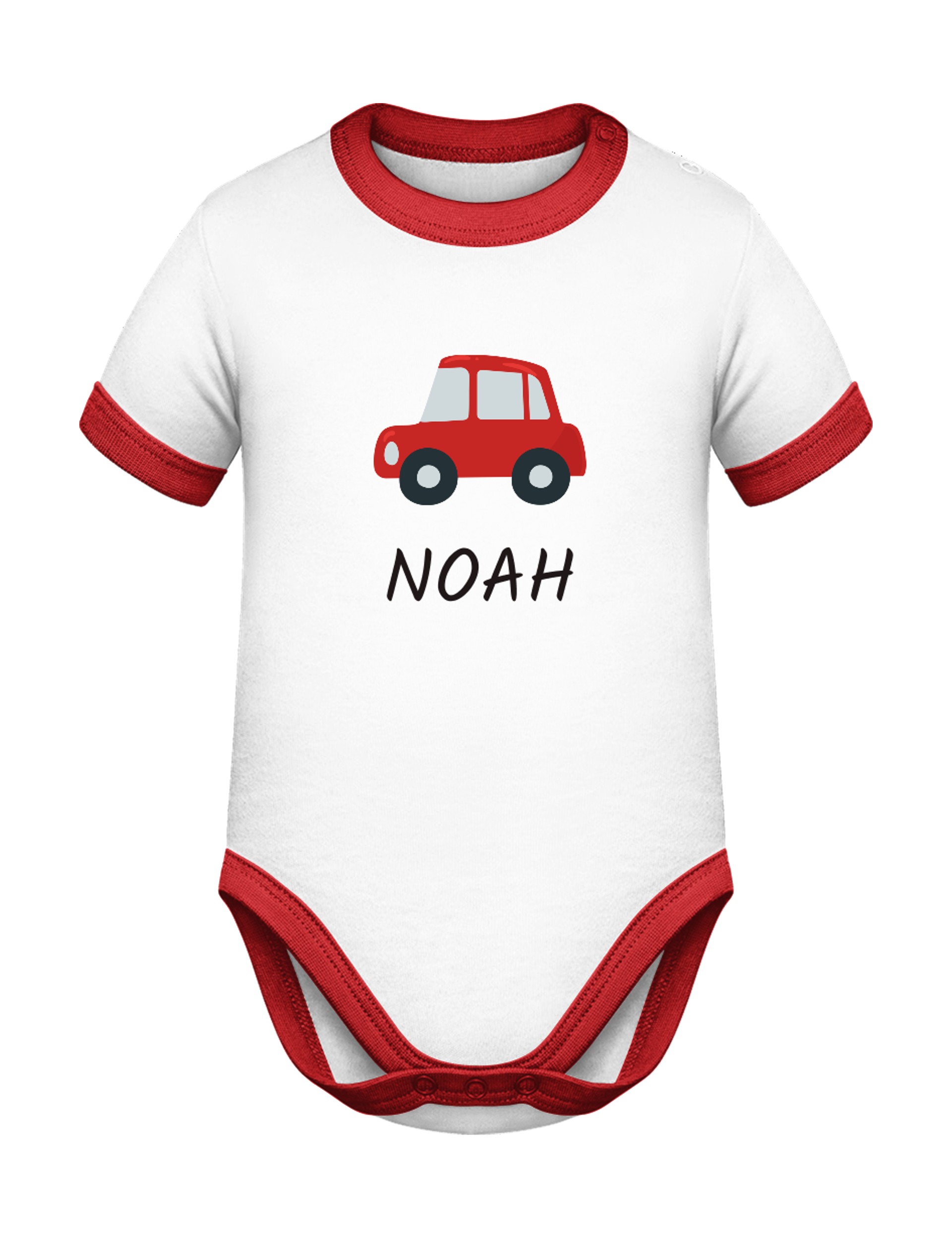 Name mit Auto T-Shirt bedrucken