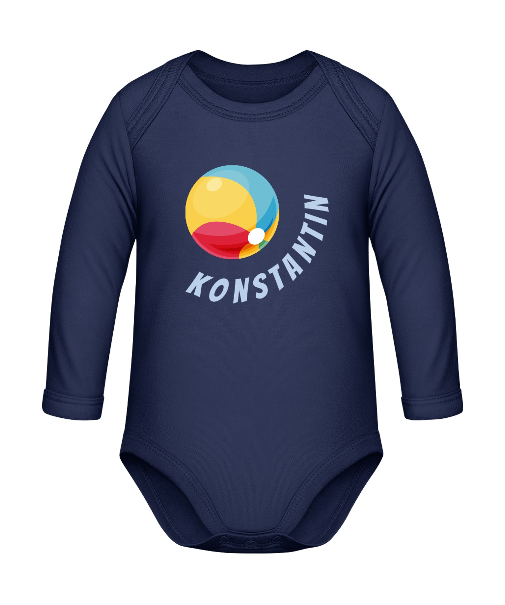 Name mit Ball T-Shirt bedrucken