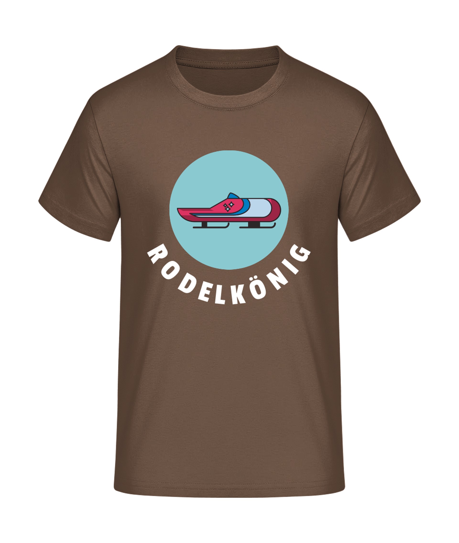 Rodelkönig T-Shirt bedrucken