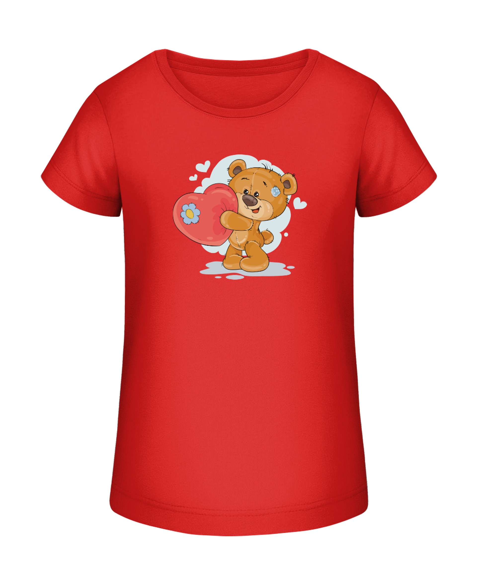 Teddy mit Herz T-Shirt bedrucken